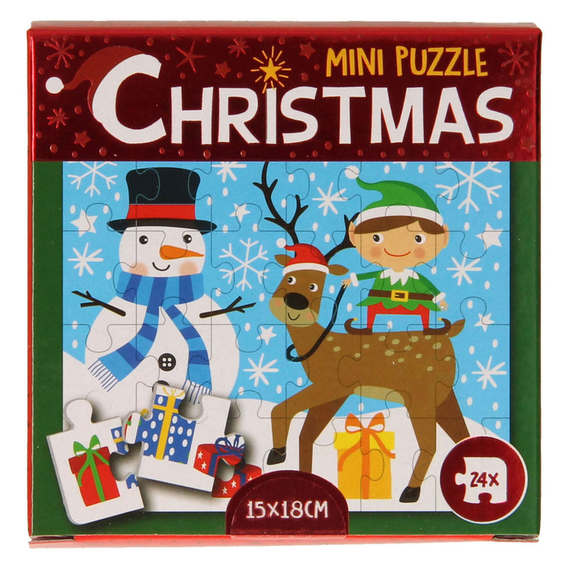 Load image into Gallery viewer, Wins holland mini puzzel kerst, 24st.
