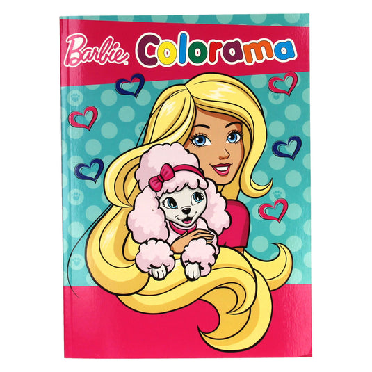 Boek specials nederland bv barbie colorama kleurboek