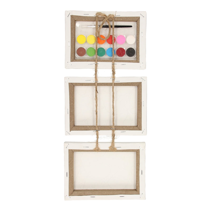 Load image into Gallery viewer, Wins holland canvas schilderset wilde dieren, set van 3 stuks
