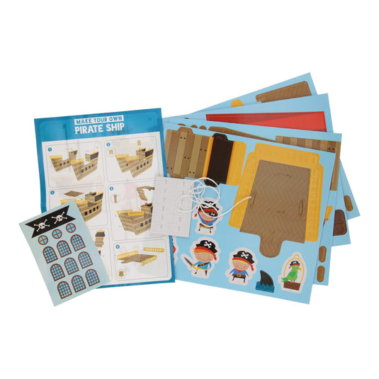 Wins holland knutselpakket piratenboot bouwen