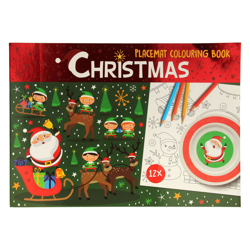 Load image into Gallery viewer, Wins holland kleurboek placemat kerst, 12st.
