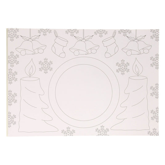 Wins holland kleurboek placemat kerst, 12st.