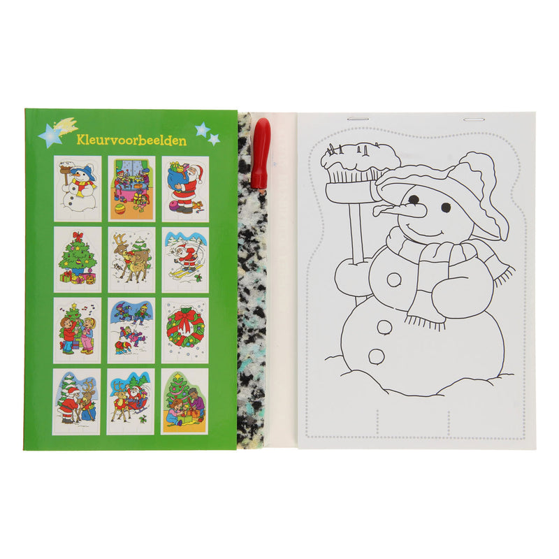 Load image into Gallery viewer, Boek Specials Nederland BV Kleuren Prikblok Kerstmis
