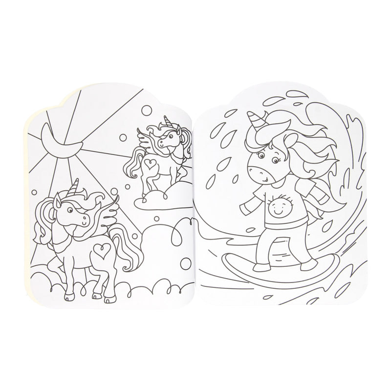 Load image into Gallery viewer, Fantastico Kleur- en Stickerboek - Eenhoorn
