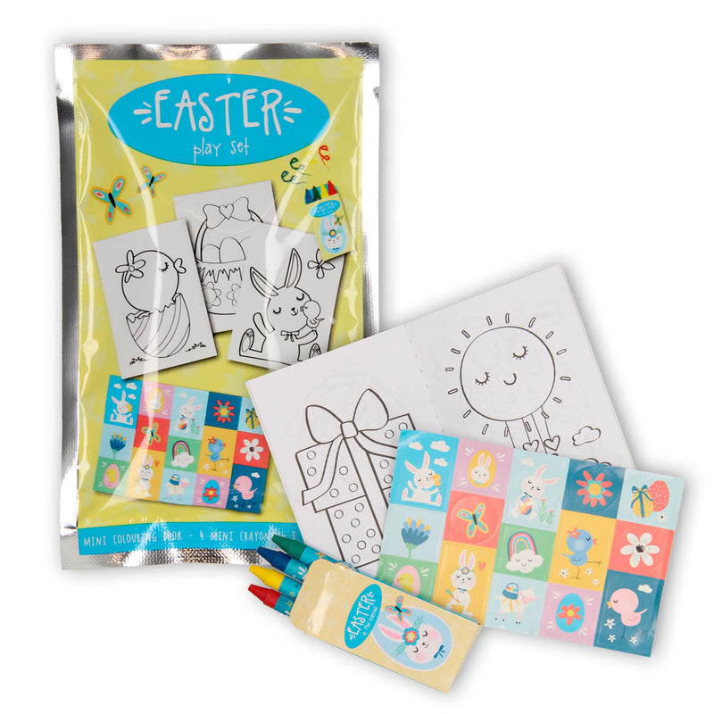 Load image into Gallery viewer, Wins holland traktatiesetje pasen - kleurboekje, waskrijtjes stickervel
