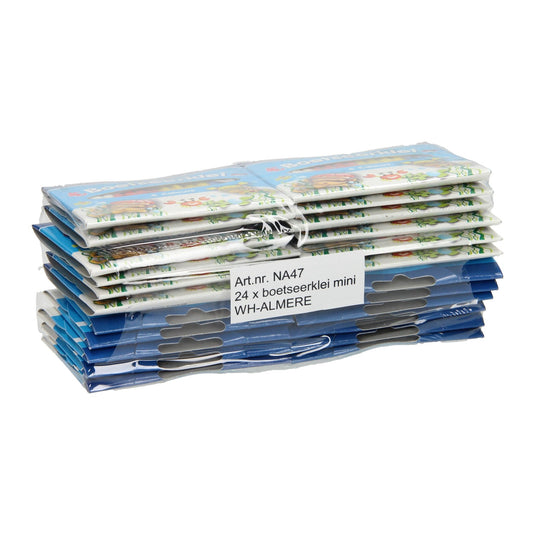 Boetseerklei Uitdeelsetje, set van 24st.