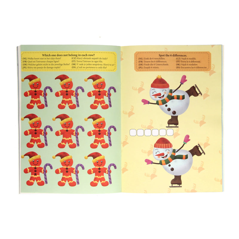 Load image into Gallery viewer, Wins Holland Kleuren Activiteitenboek A4 Kerst
