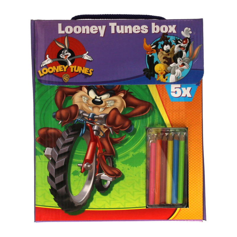 Load image into Gallery viewer, Boek specials nederland bv looney tunes kleurboekenbox met kleurpotloden
