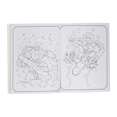Boek specials nederland bv super color kleurboek dc super friends met potloden