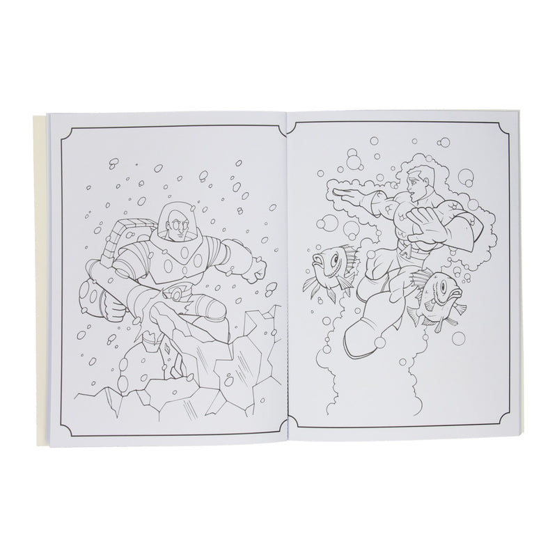 Load image into Gallery viewer, Boek specials nederland bv super color kleurboek dc super friends met potloden
