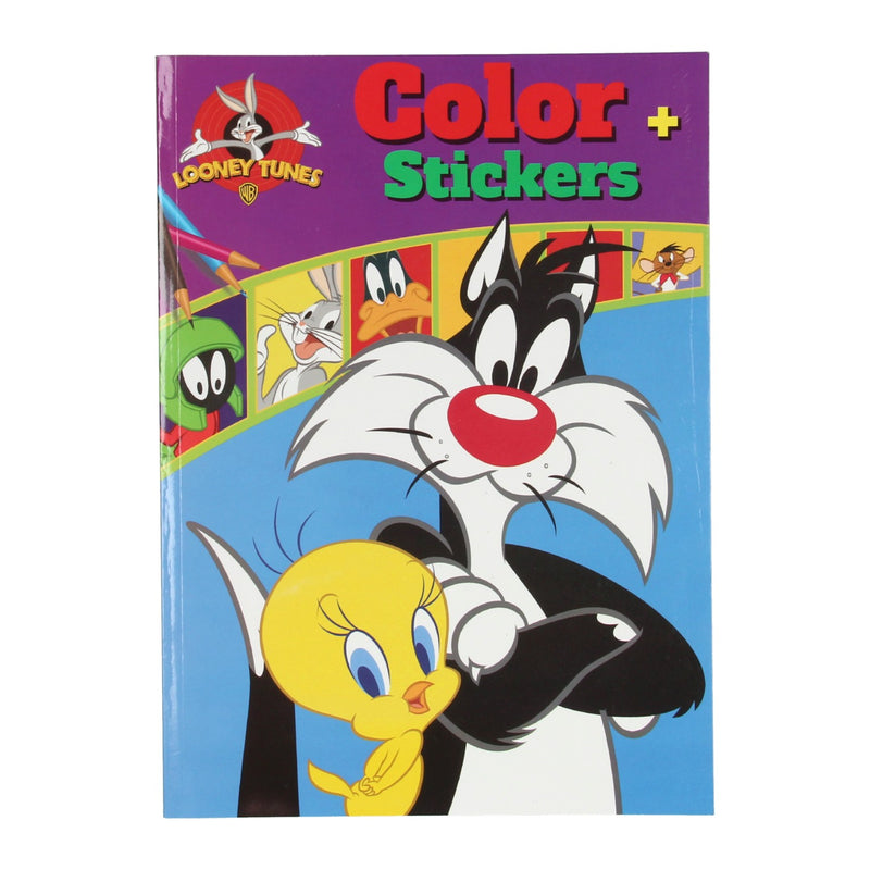 Load image into Gallery viewer, Boek specials nederland bv warner bros color kleurboek looney tunes met stickers
