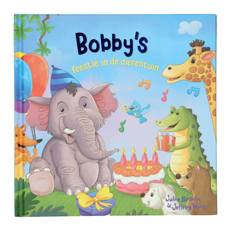 Load image into Gallery viewer, Wins holland prentenboek - bobby's feestje in de dierentuin
