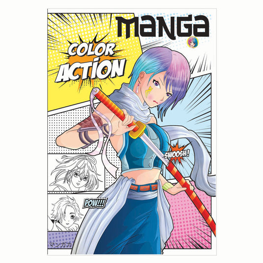 Boek specials nederland bv manga color action kleurboek