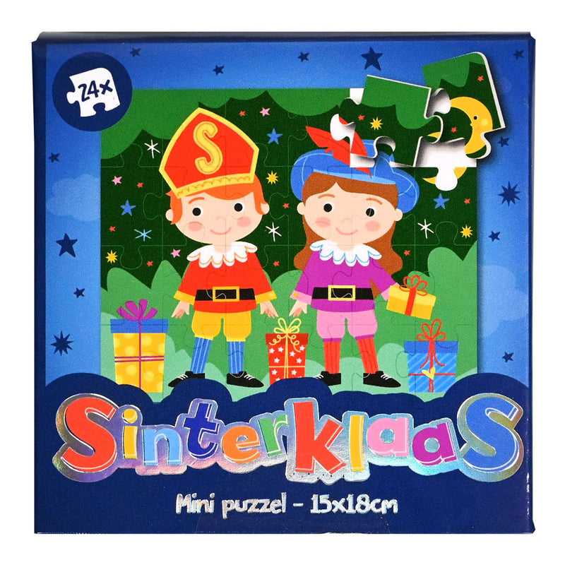 Load image into Gallery viewer, Wins holland mini puzzel sinterklaas, 24st.
