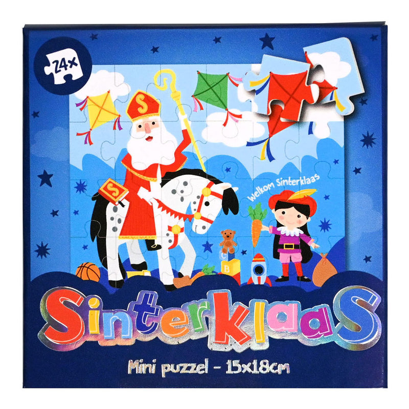 Load image into Gallery viewer, Wins holland mini puzzel sinterklaas, 24st.
