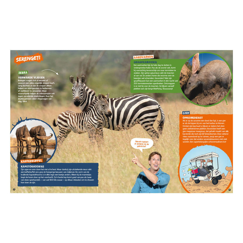 Load image into Gallery viewer, Boek specials nederland bv wild van freek op reis door afrika boek
