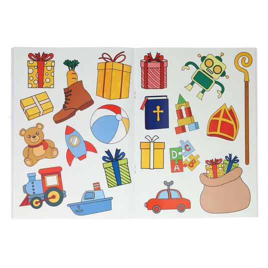 Boek specials nederland bv sinterklaas sticker-en kleurboek 2 a. a4
