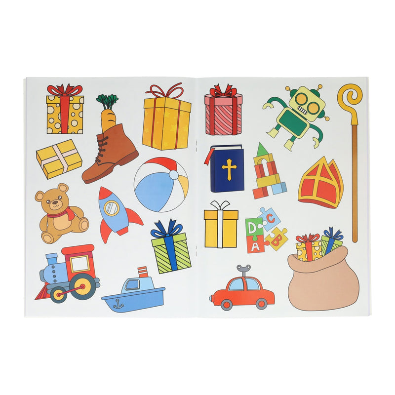 Load image into Gallery viewer, Boek specials nederland bv sinterklaas sticker- en kleurboek
