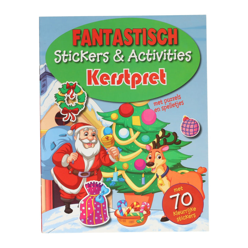Load image into Gallery viewer, Boek specials nederland bv fantastisch stickers- en activiteiten kerstpret
