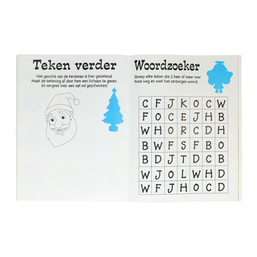 Boek specials nederland bv fantastisch stickers- en activiteiten kerstpret