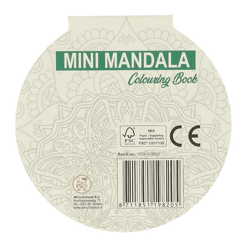 Load image into Gallery viewer, Wins Holland Mini Mandala Kleurboek Rond
