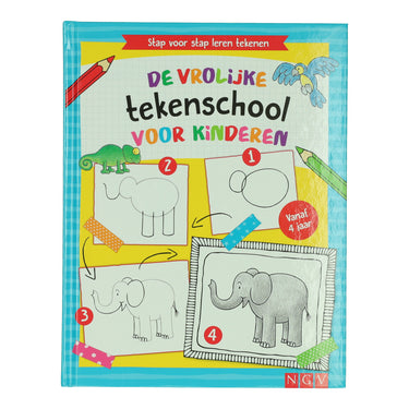 Wins holland de vrolijke tekenschool voor kinderen - stap voor stap