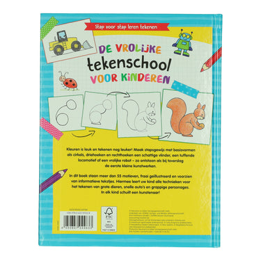 Wins holland de vrolijke tekenschool voor kinderen - stap voor stap