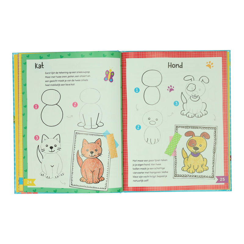 Load image into Gallery viewer, Wins holland de vrolijke tekenschool voor kinderen - stap voor stap
