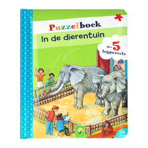 Wins holland puzzelboek in de dierentuin (met 5 legpuzzeltjes)