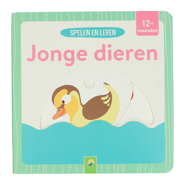 Wins holland schuifboekje spelen en leren jonge dieren