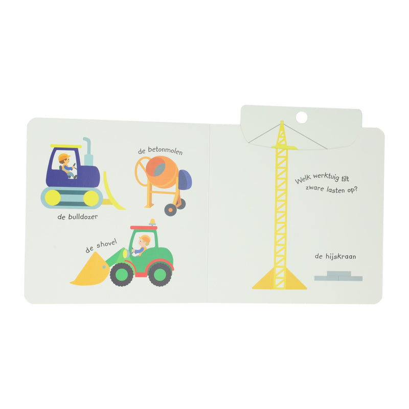 Load image into Gallery viewer, Wins holland schuifboekje spelen en leren bouwplaats
