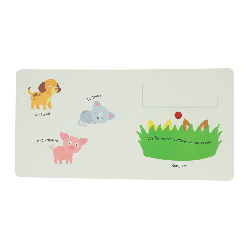 Load image into Gallery viewer, Wins holland schuifboekje spelen en leren dieren
