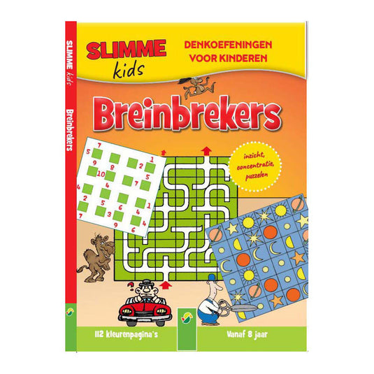 Wins holland slimme kids breinbrekers 112 kleurpagina's - vanaf 8 jaar