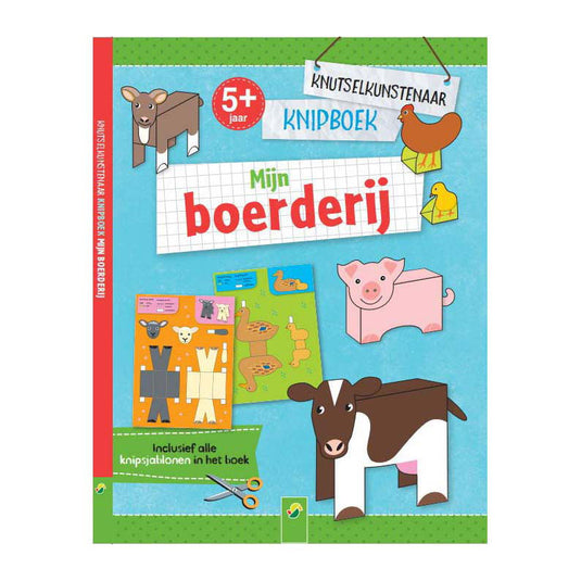 Wins holland knutselkunstenaar knipboek mijn boerderij