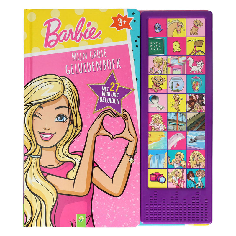 Afbeelding laden in galerijviewer, Wins holland mijn grote geluidenboek barbie - met 27 geluiden
