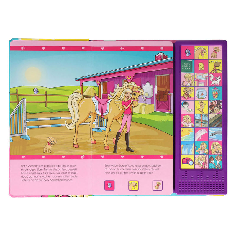Afbeelding laden in galerijviewer, Wins holland mijn grote geluidenboek barbie - met 27 geluiden
