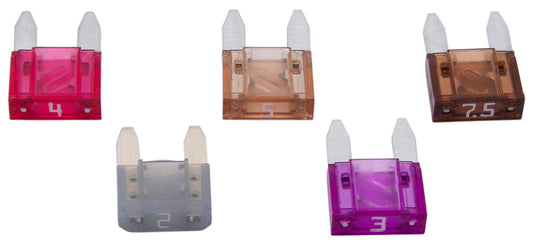 Dresselhaus assortiment zekeringen sb-mix 8 - 9 flat plug-in fuse sb-mix mini 2-7,5a 5st. blister
