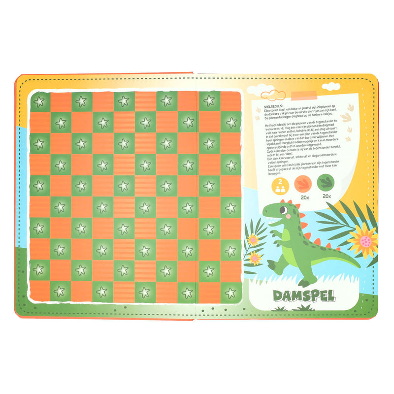 Laden Sie das Bild in Galerie -Viewer, Wins holland bordspellen boek 8 spellen dinosaurus - 3jr.

