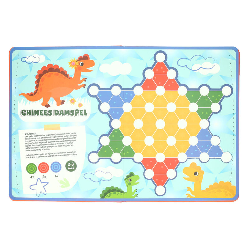 Laden Sie das Bild in Galerie -Viewer, Wins holland bordspellen boek 8 spellen dinosaurus - 3jr.
