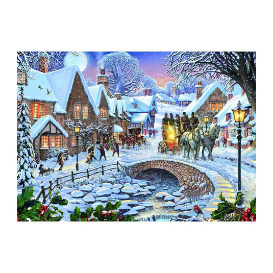 Rebo publishers legpuzzel winter village - 1000st.