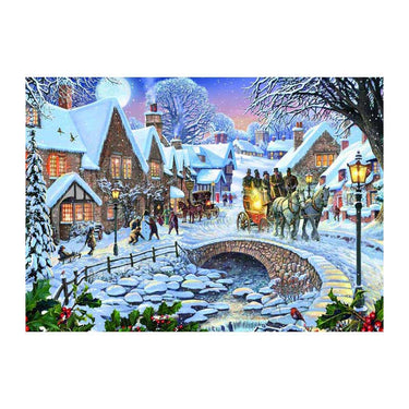 Rebo publishers legpuzzel winter village - 1000st.