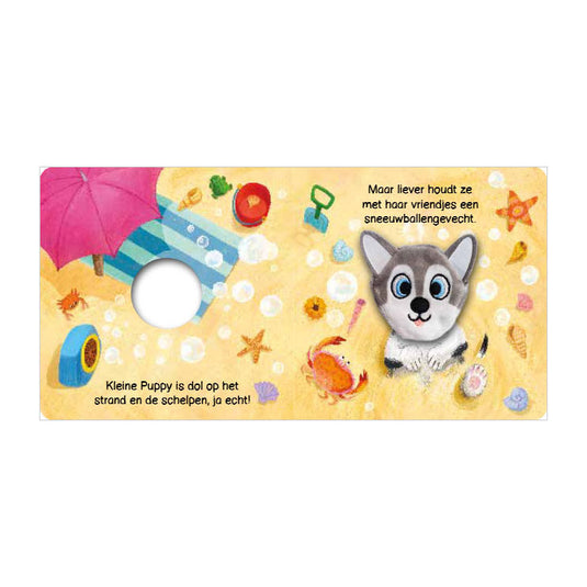 Rebo publishers kleine puppy - vingerpopboek