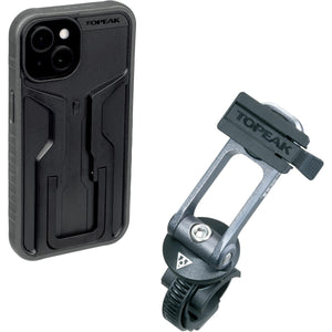 Topeak telefoonhouder ridecase iphone 15 plus bevestiging