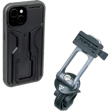 Topeak telefoonhouder ridecase iphone 15 plus bevestiging