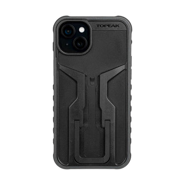 Topeak telefoonhouder ridecase iphone 15 plus bevestiging