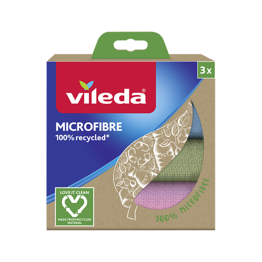 Vileda microfibre gerecycleerde microvezeldoek