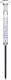 Grundig tuin buiten thermometer - met solar verlichting - 97 cm - thermometers - verlichting voor in de tuin