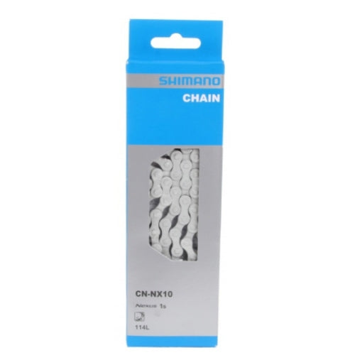 Load image into Gallery viewer, Shimano Nexus CN-NX10 ECNNX10C114 - Stadsfietsketting 1 2 x 1 8, 114 schakels, grijs
