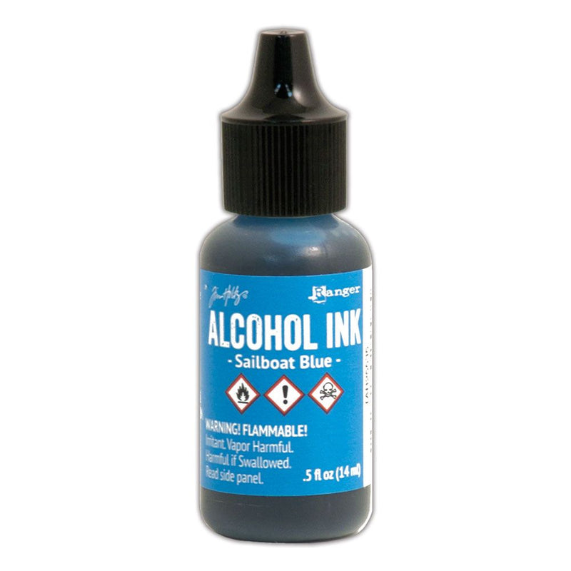 Load image into Gallery viewer, Ranger ink ranger • tim holtz alcohol ink sailboat blue 14ml
