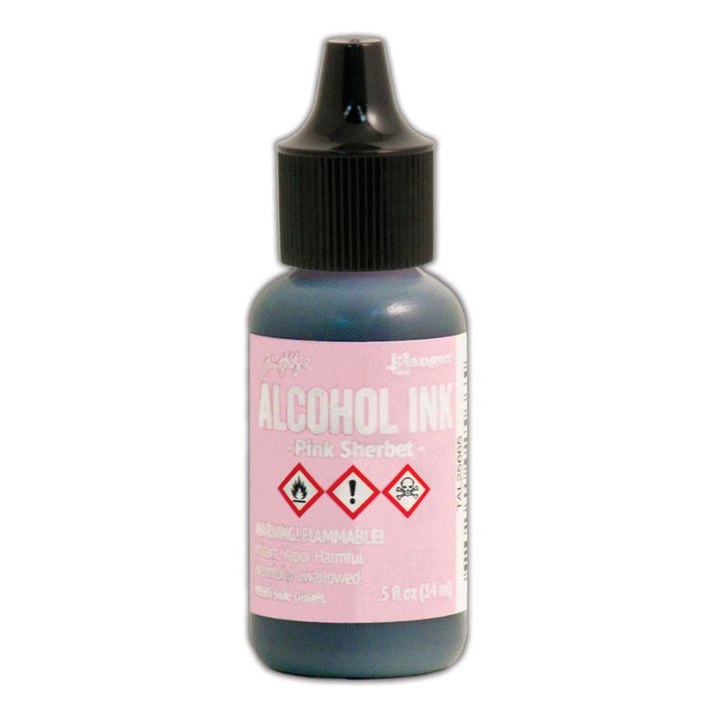 Load image into Gallery viewer, Ranger ink ranger • tim holtz alcohol ink pink sherbet 14ml
